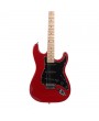 Glarry GST Stylish Electric Guitar Kit with Black Pickguard Red
