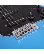 Glarry GST Stylish Electric Guitar Kit with Black Pickguard Sky Blue