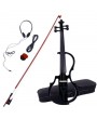 4/4 Electric Silent Violin   Case   Bow   Rosin    Headphone   Connecting Line V-0