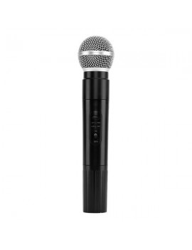 SH-200 VHF Wireless Microphone System Dual Handheld 1 x Mic Cordless Receiver Black